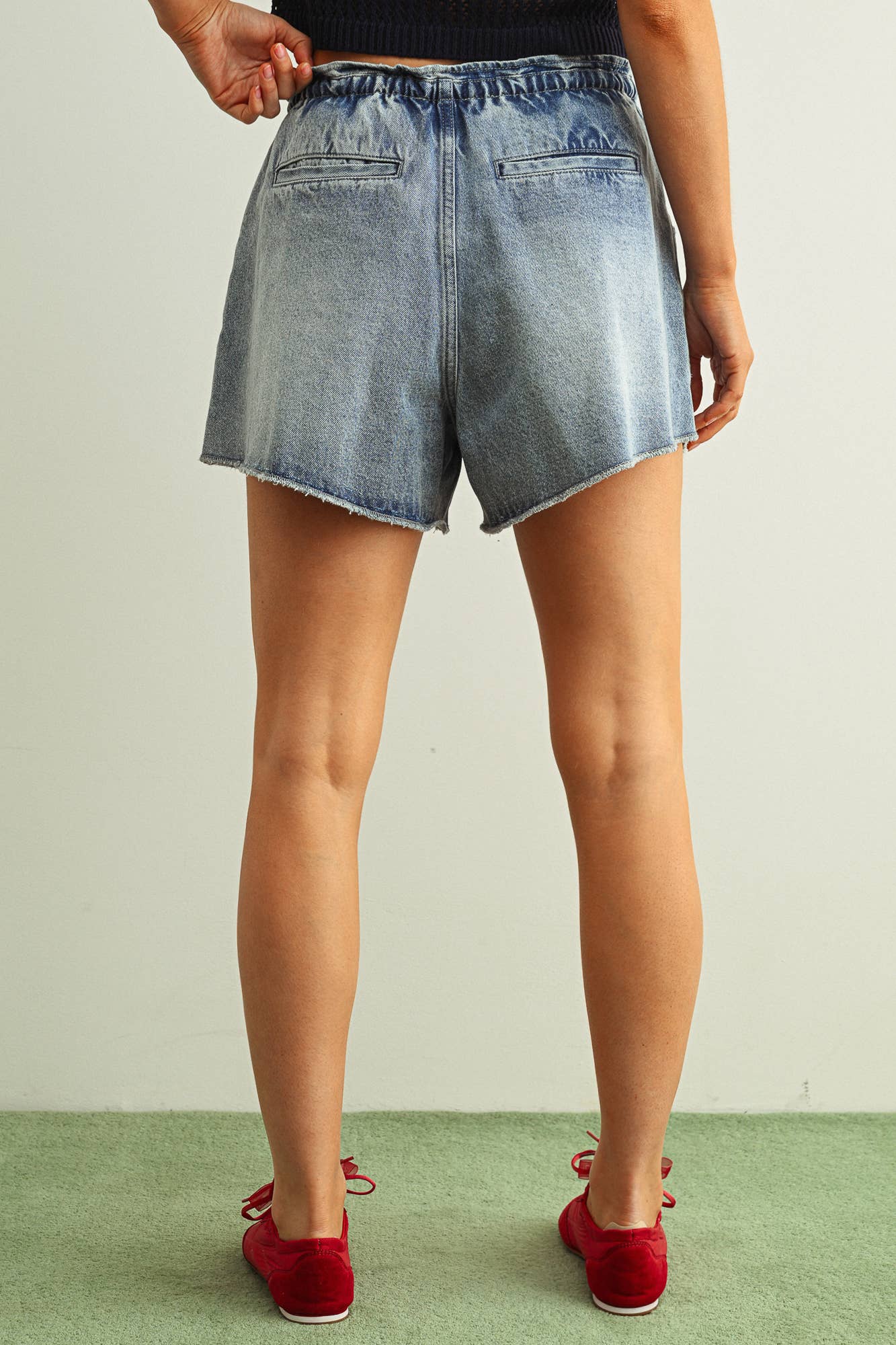 Bonny Doon Drawstring Denim Short