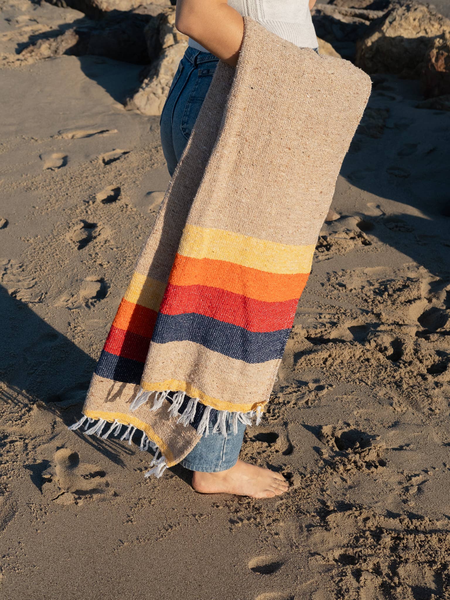 Vintage Desert - RECYCLED THROW BLANKET