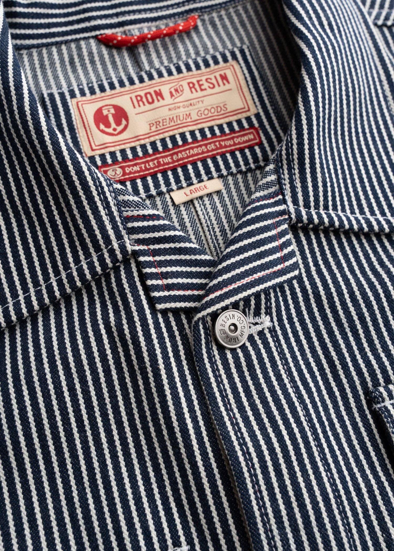 Hill Hickory Jacket: Hickory Stripes / Small