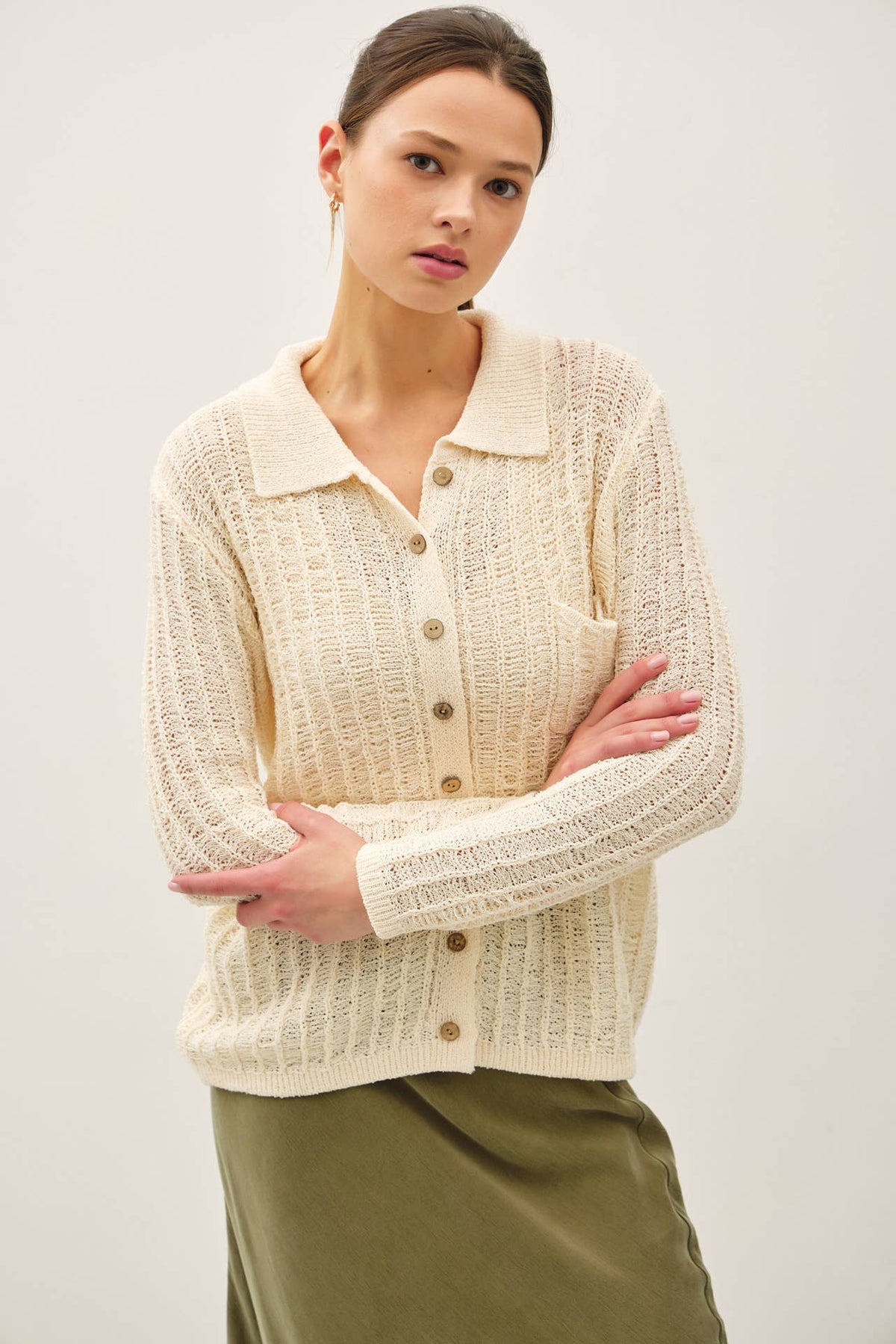 Sea Breeze Textured Knit