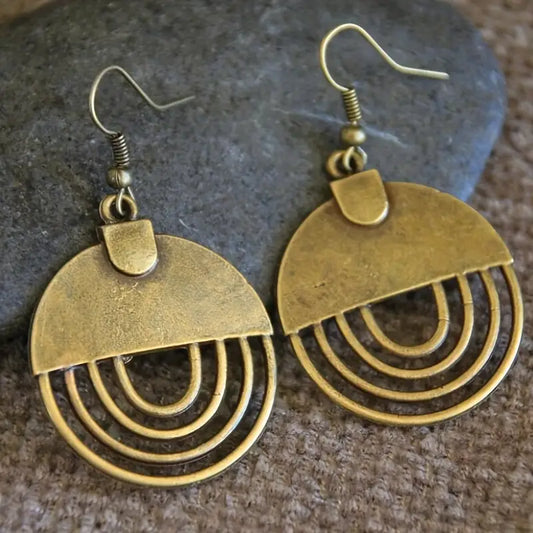 BRONZE SUNSET EARRINGS