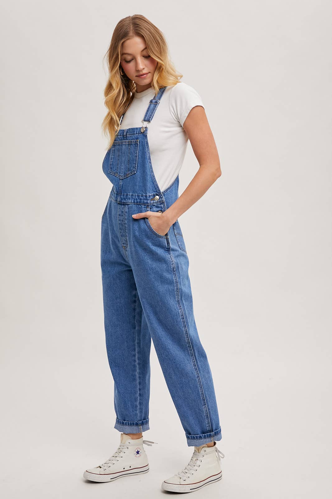 La Brea Denim Overalls / S