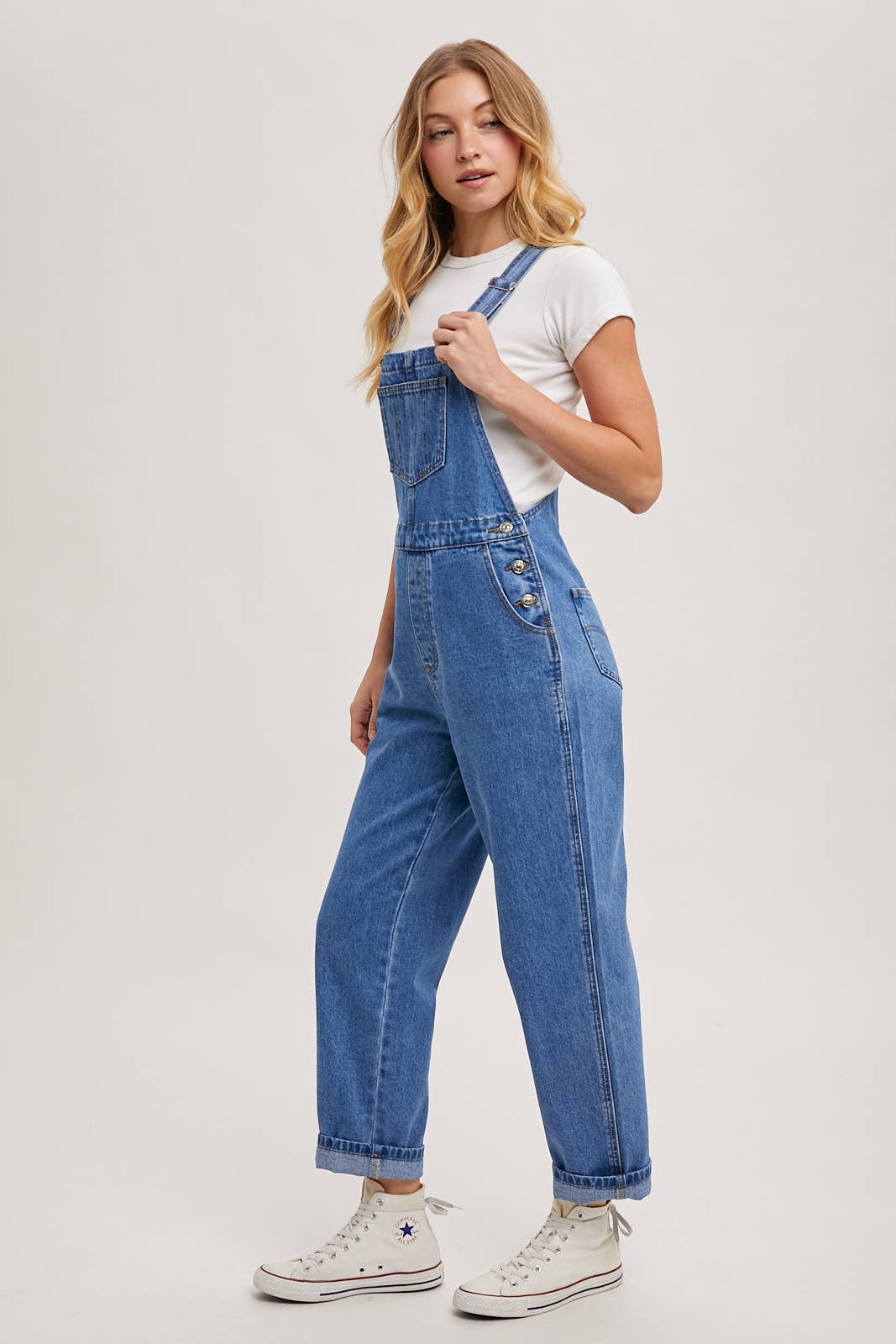 La Brea Denim Overalls / S