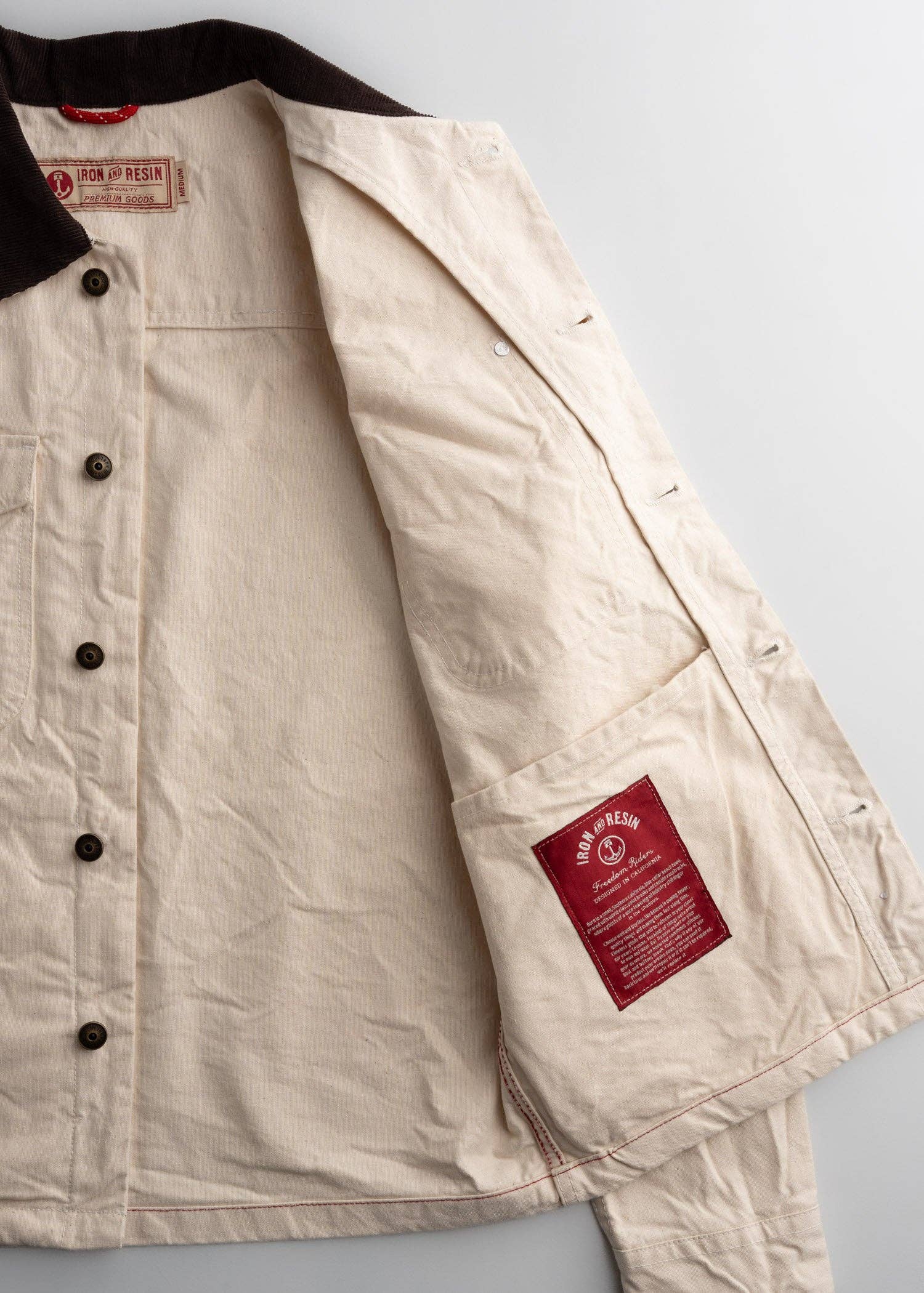 Bronson Jacket: Antique White