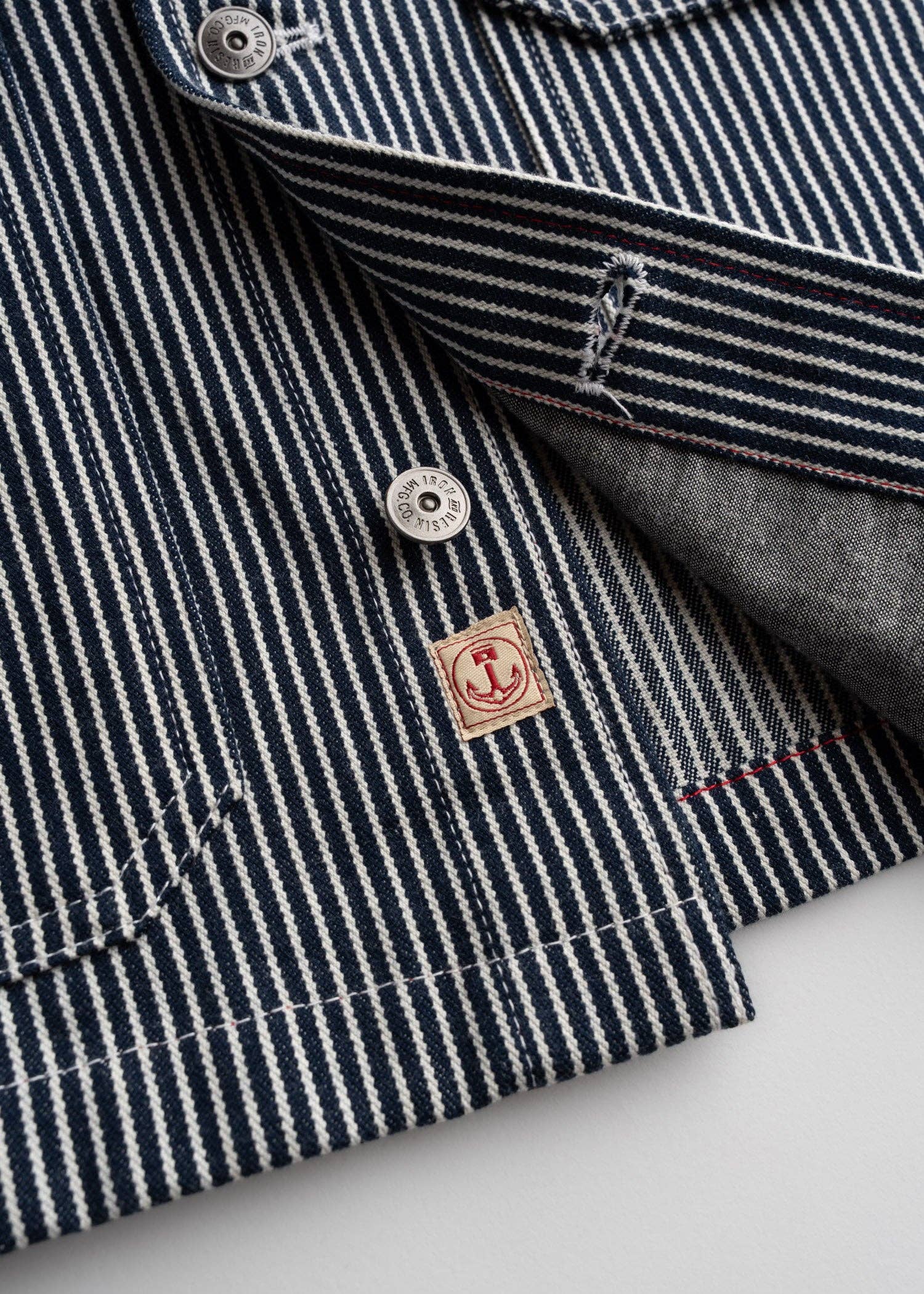 Hill Hickory Jacket: Hickory Stripes / Small