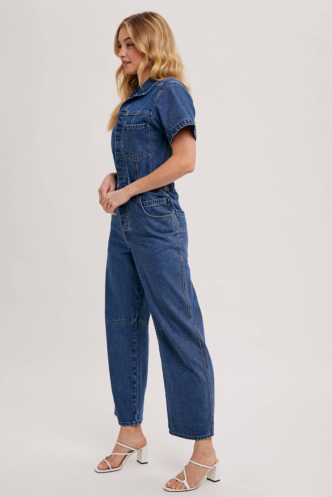Chelsea Denim Carpenter Jumpsuit / M