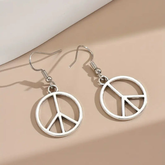 PEACE SIGN EARRINGS