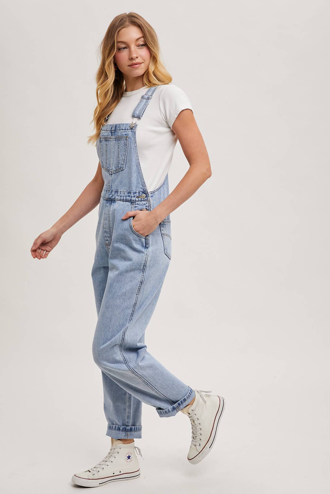 La Brea Denim Overalls / S