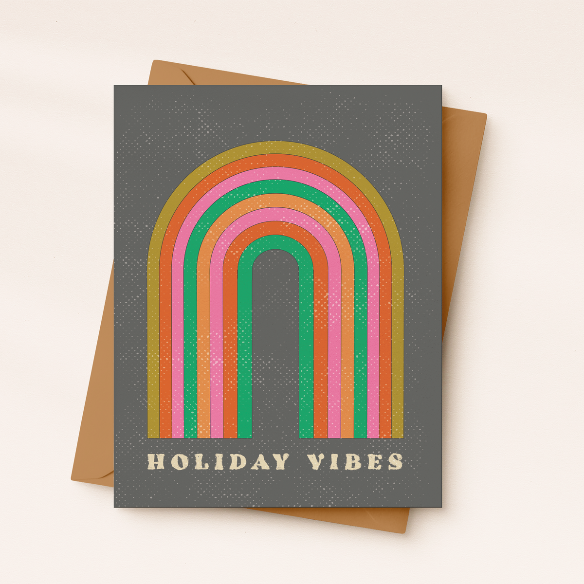 Holiday Vibes Christmas Card | Unique Christmas Card