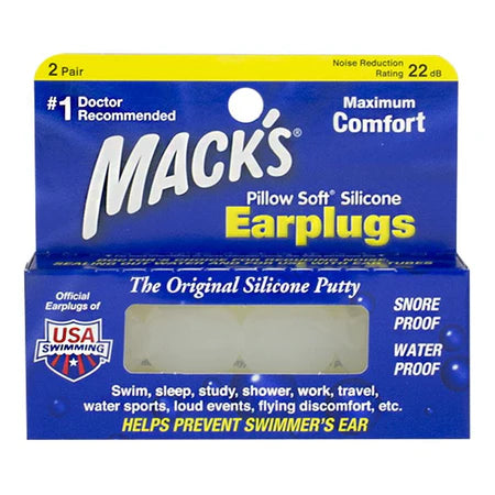 Pillow Soft Silicone Putty Earplugs