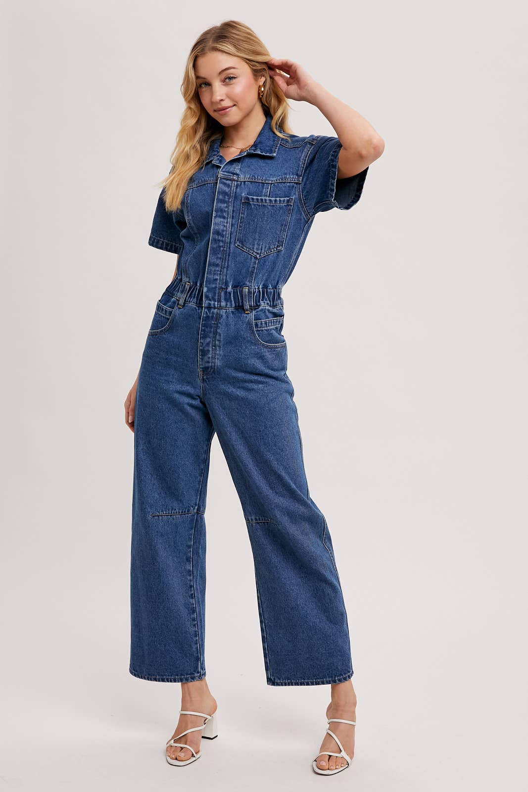 Chelsea Denim Carpenter Jumpsuit / S