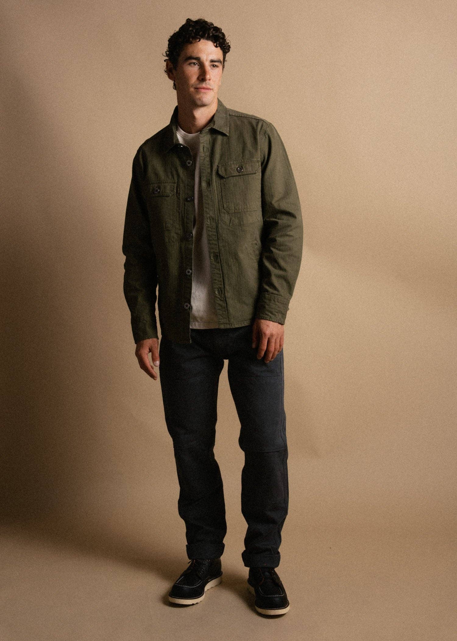 Antisocial Jacket: Khaki Green