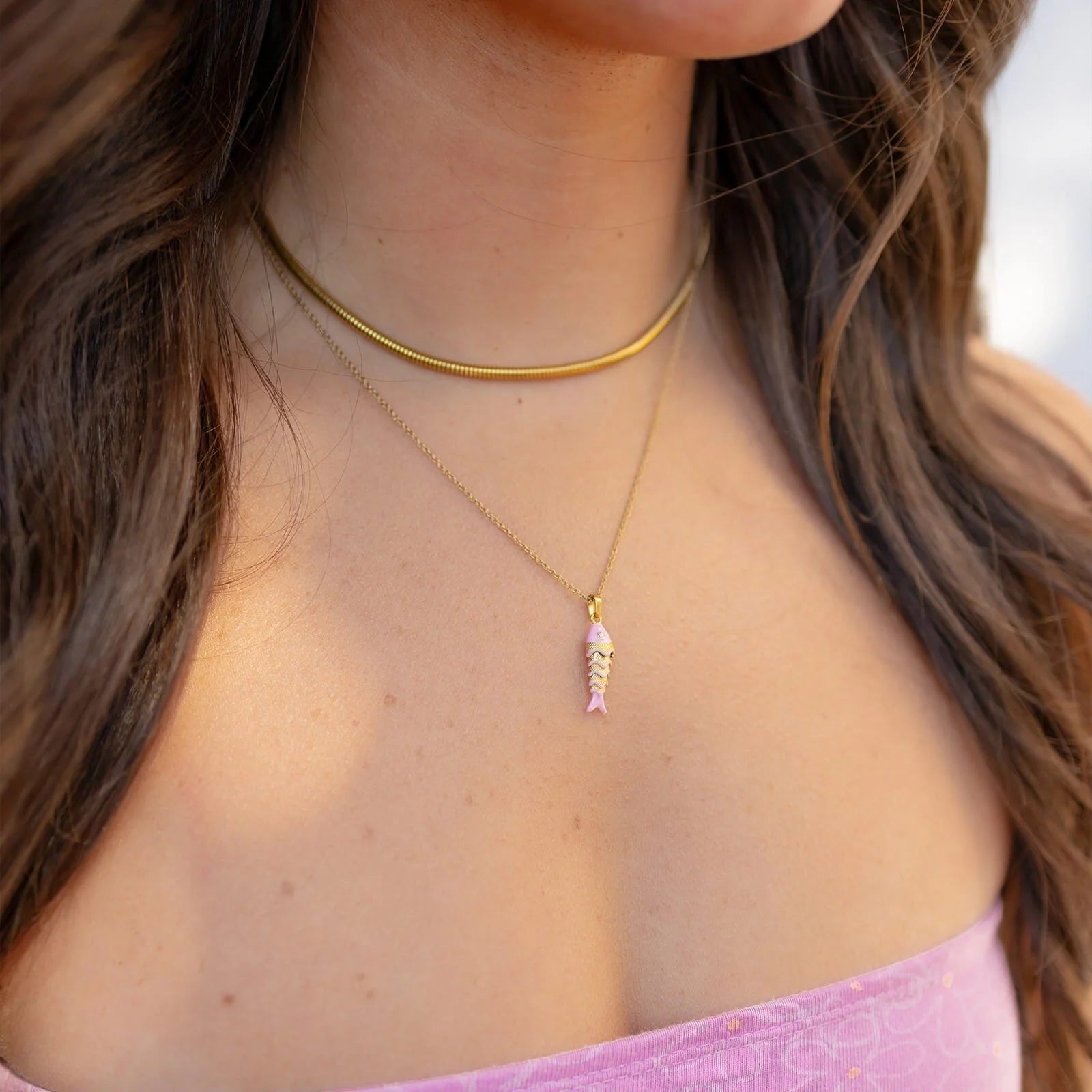 Koi Pendant Necklace
