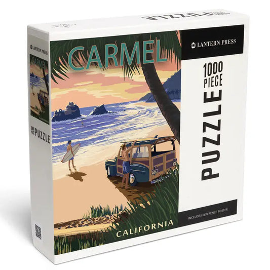 LANTERN PRESS CARMEL WOODY ON THE BEACH PUZZLE