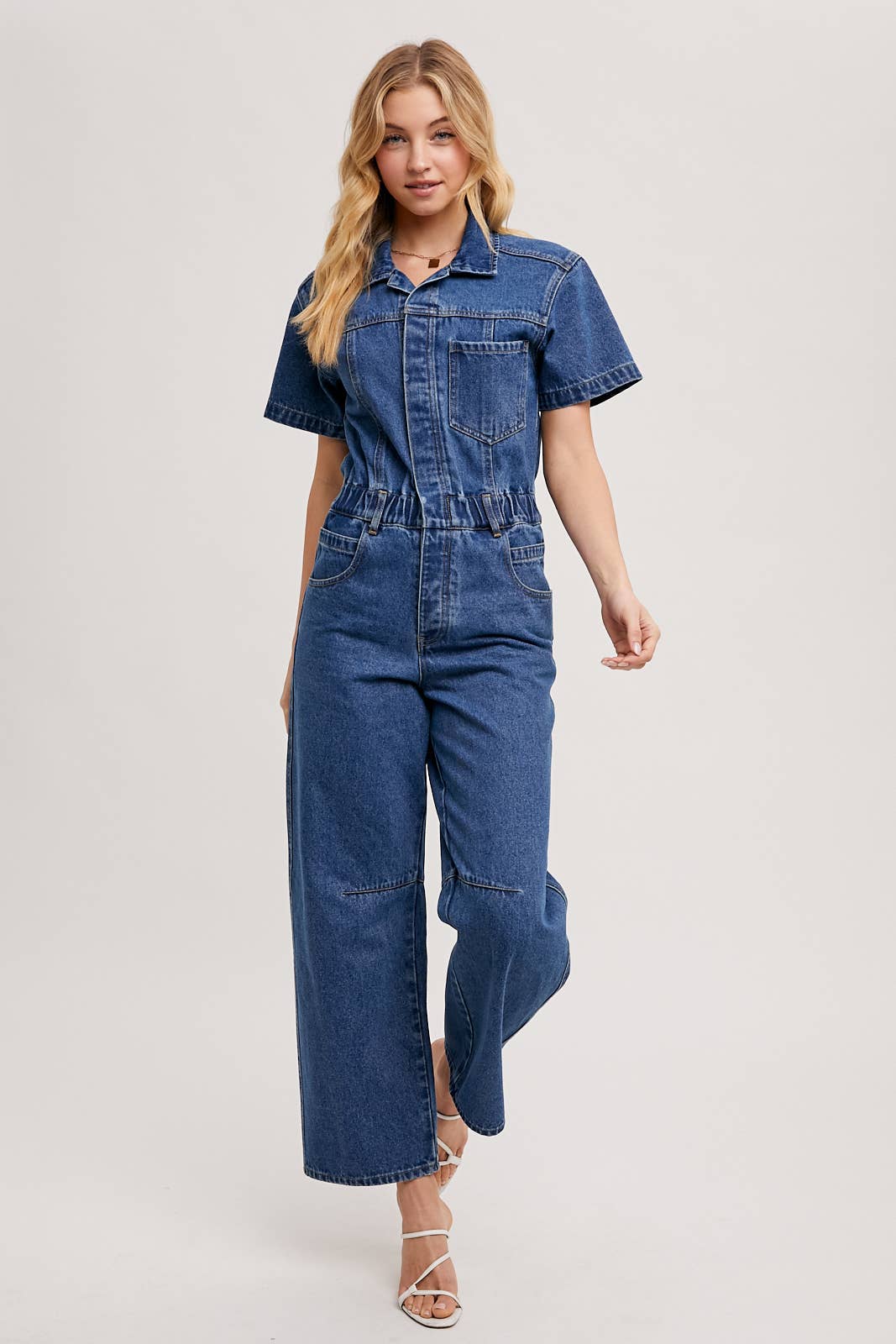 Chelsea Denim Carpenter Jumpsuit / S
