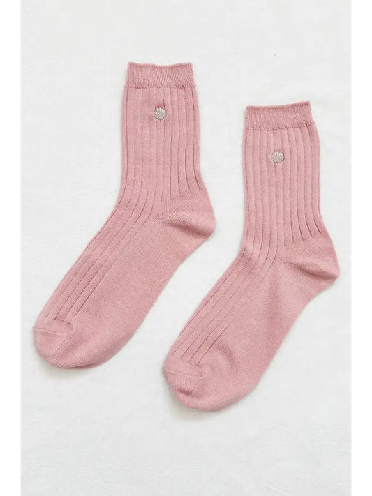 LE BON SHOPPE- HER SOCK EMBOIDERED