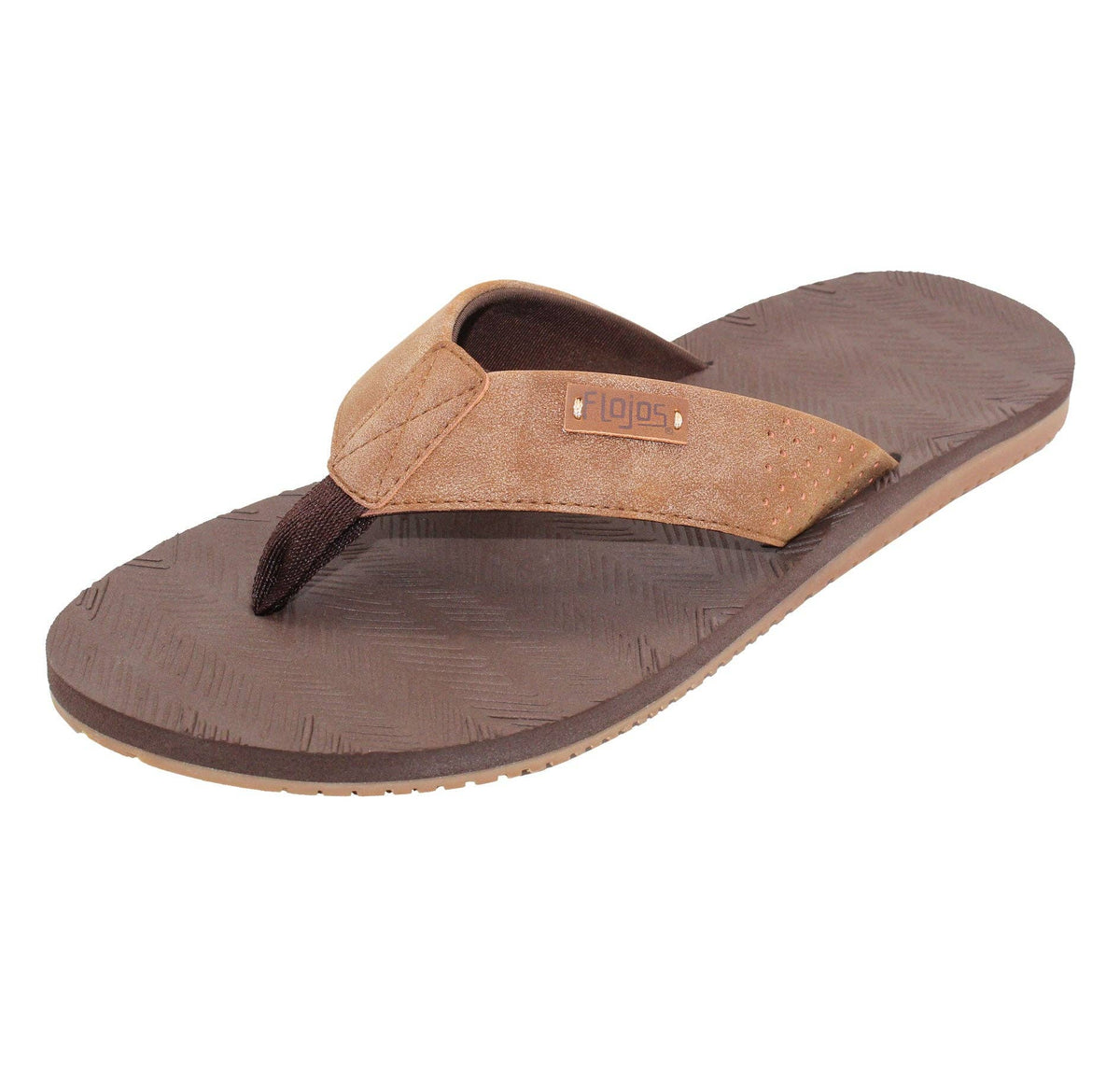 Fiji — Men's Sandal: Brown/Gum / 12