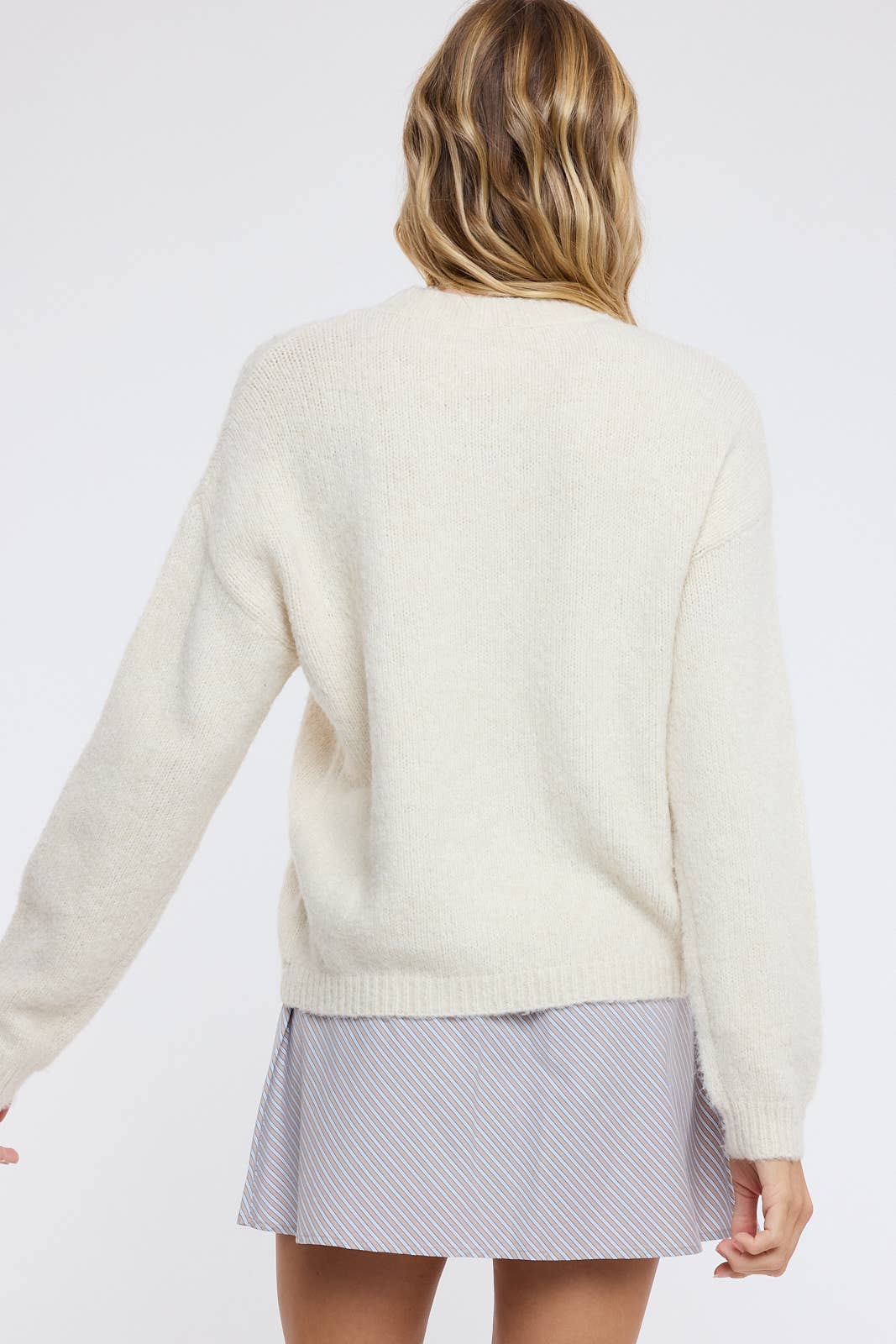 POINT LOBOS BEACHY BRUSHED SWEATER
