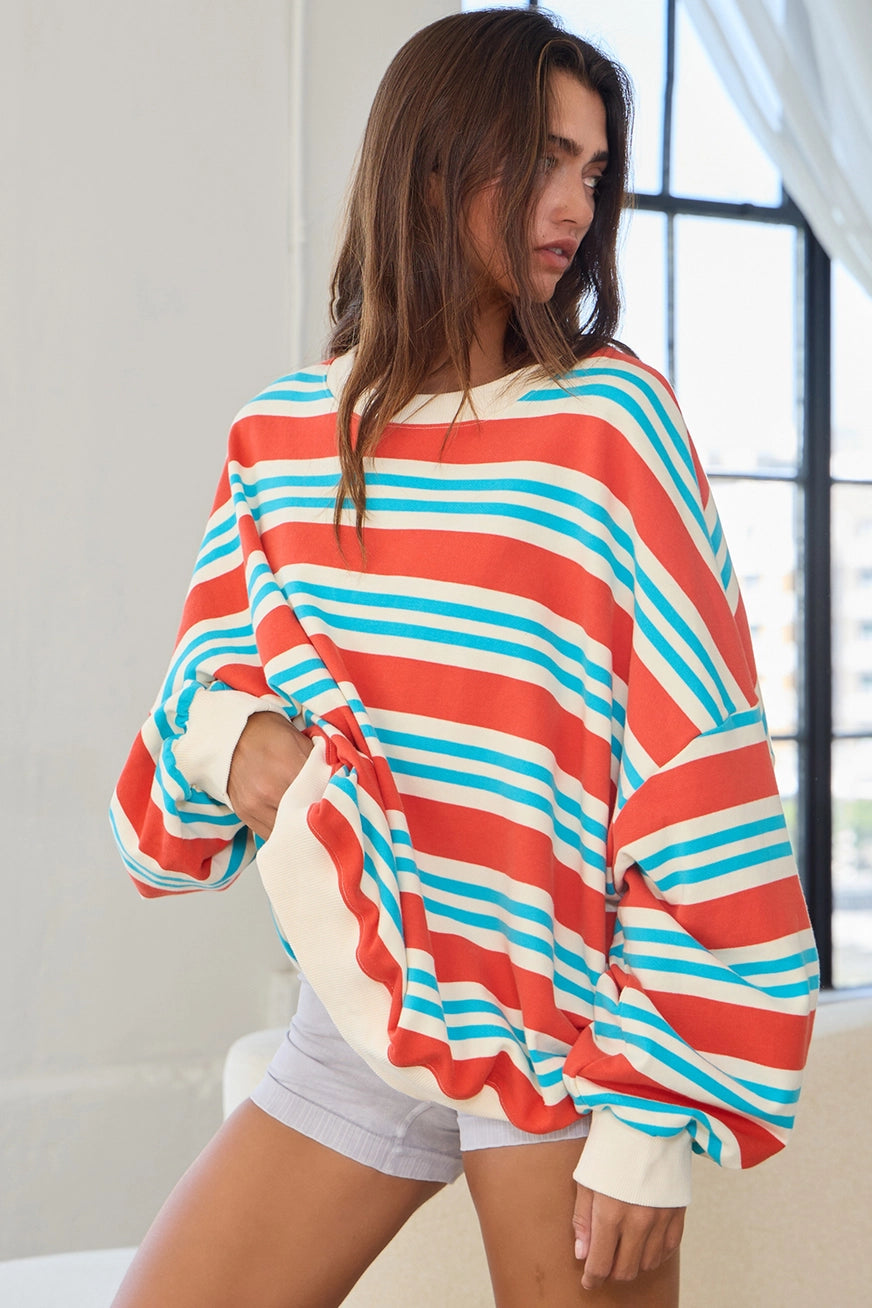 SC Marina Striped Pullover