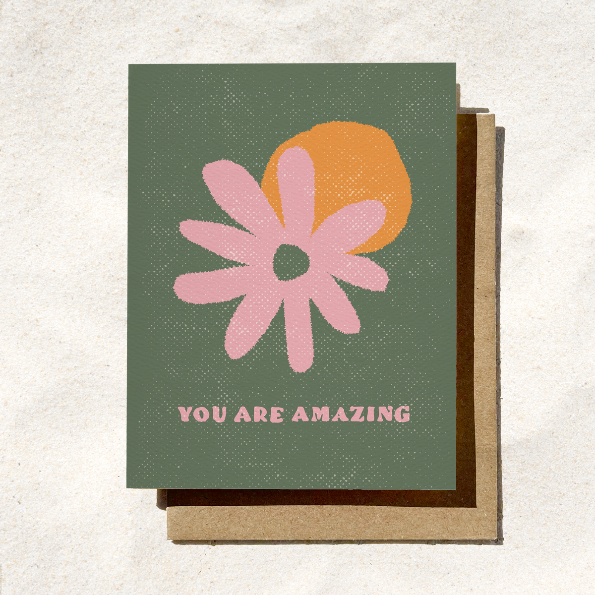 Fall Card | You are amazing | Friend card | flower card