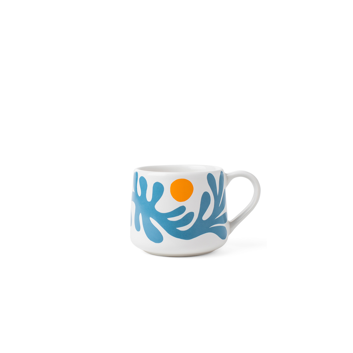 Crescent Ceramic Mug (Kelp): White / 12oz