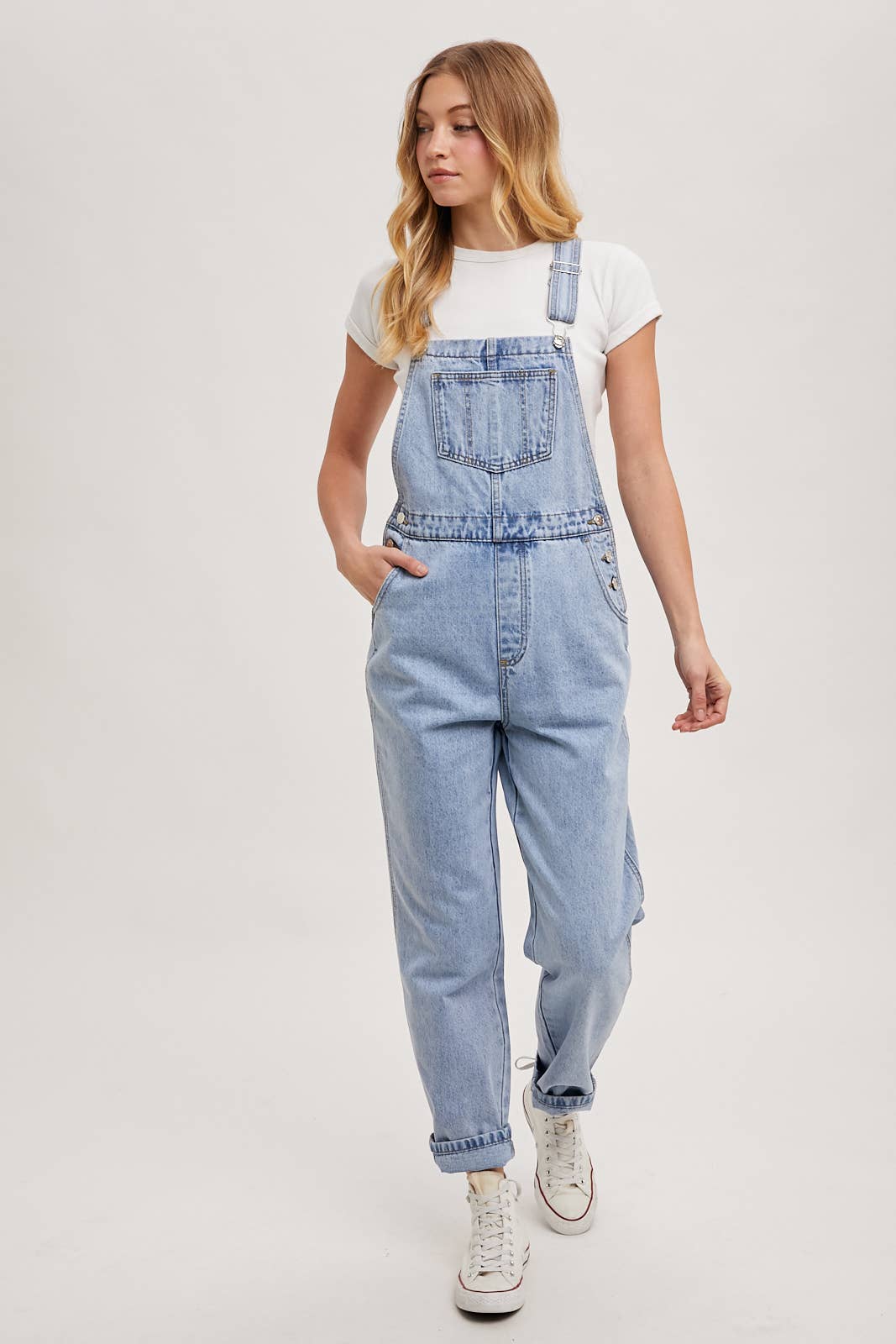 La Brea Denim Overalls / S