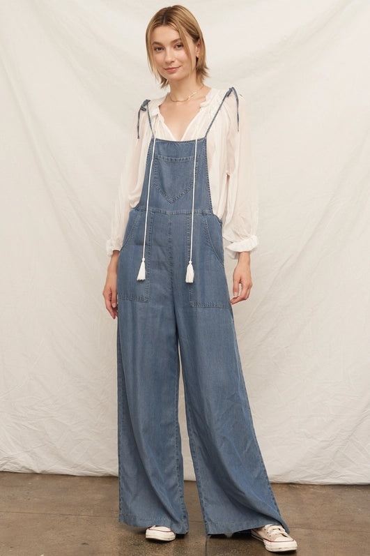 Seaside Soft Denim Jumpsuit