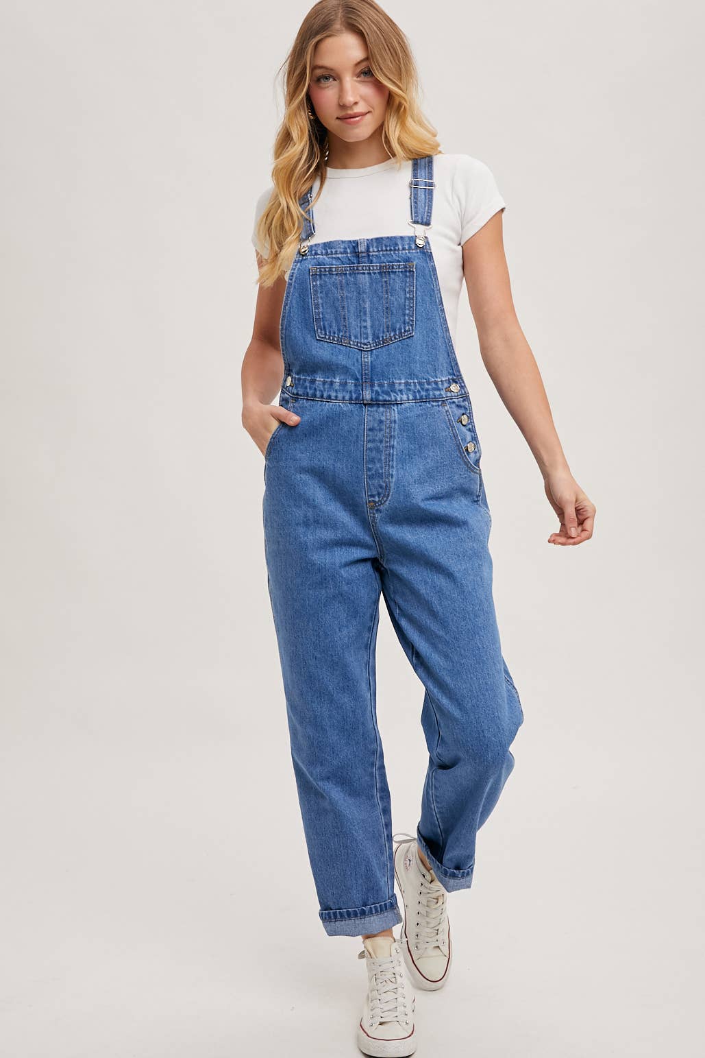 La Brea Denim Overalls / S