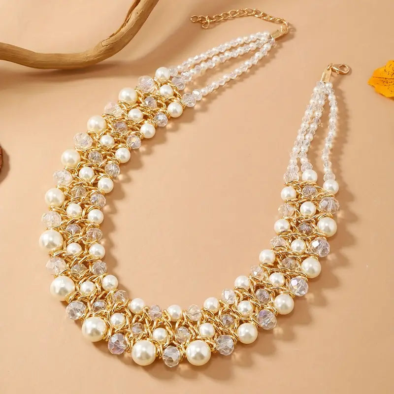 Royal Pearl And Gemstone Necklace