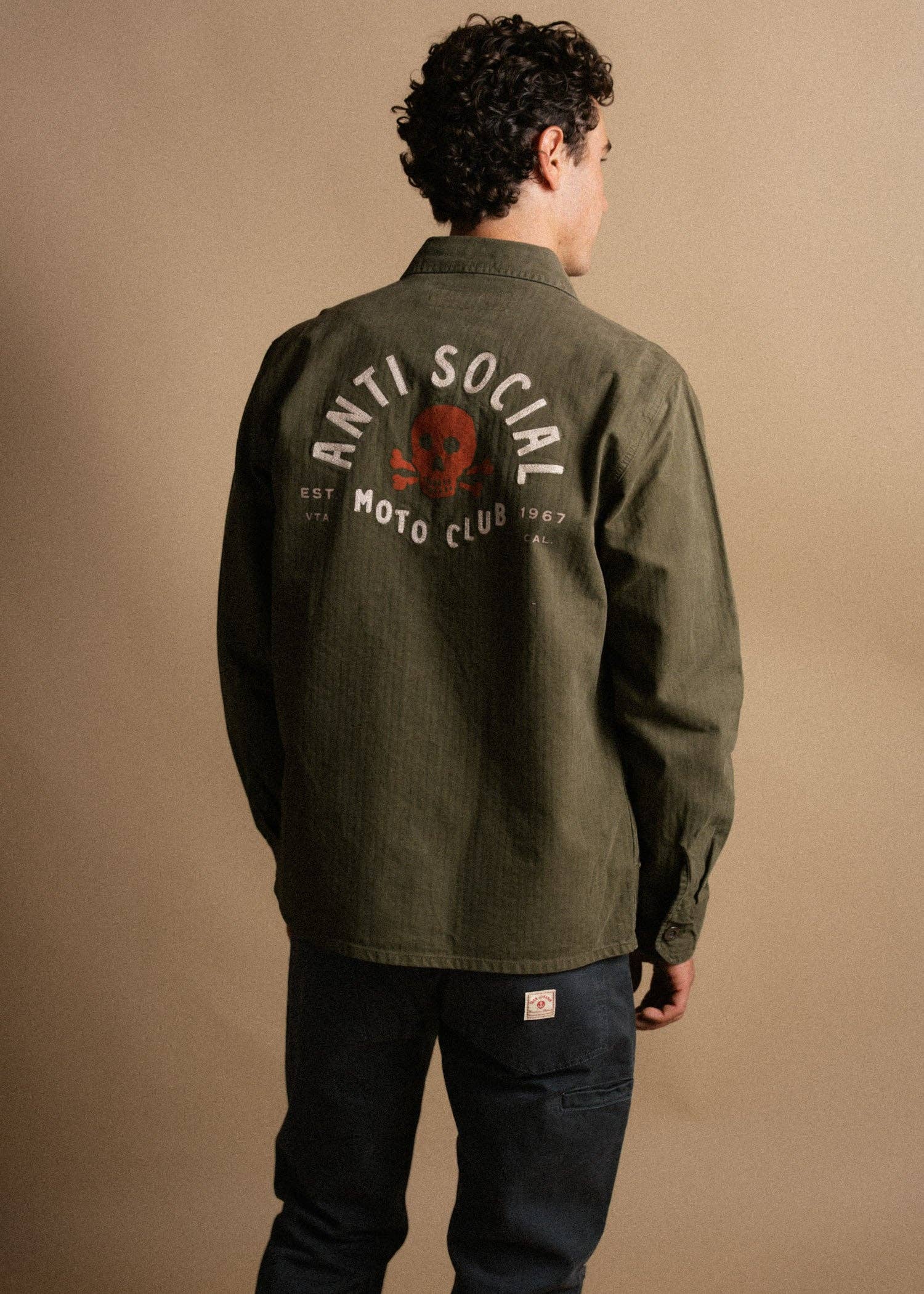 Antisocial Jacket: Khaki Green
