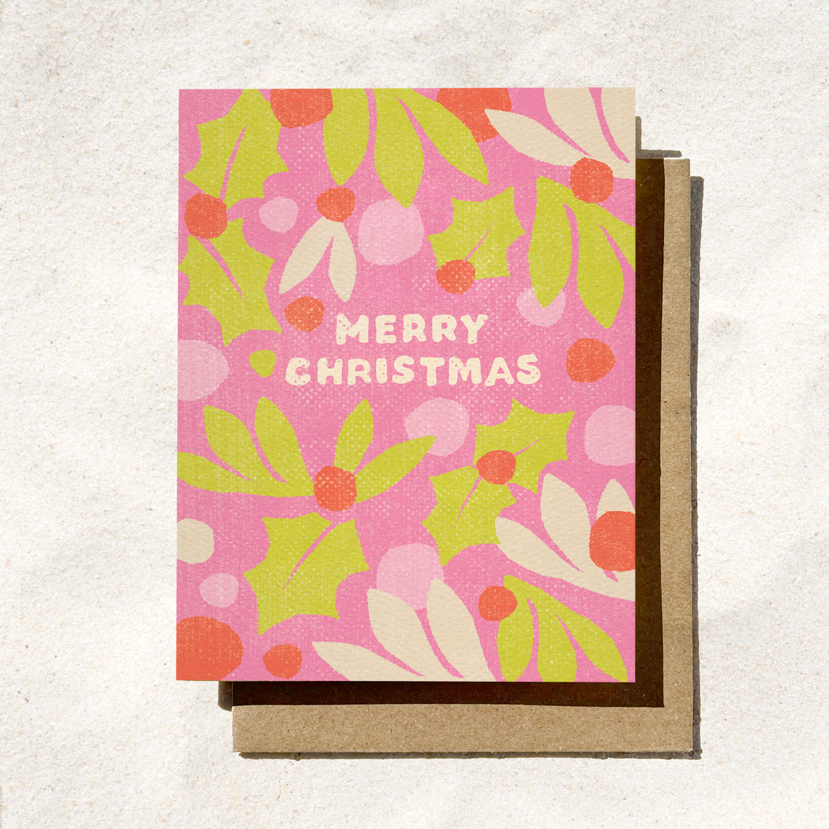 Pink Christmas Card | Pinkmas | Holiday Card | Mistletoe