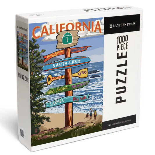 LANTERN PRESS CALIFORNIA DESTINATIONS PUZZLE