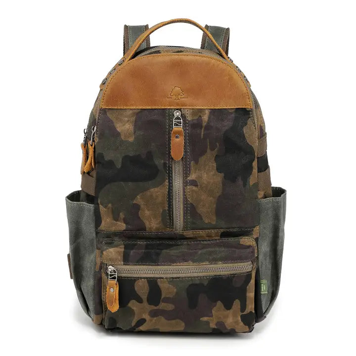 TSD BRAND MOUTAIN LEAF UTILITY BACKPACK