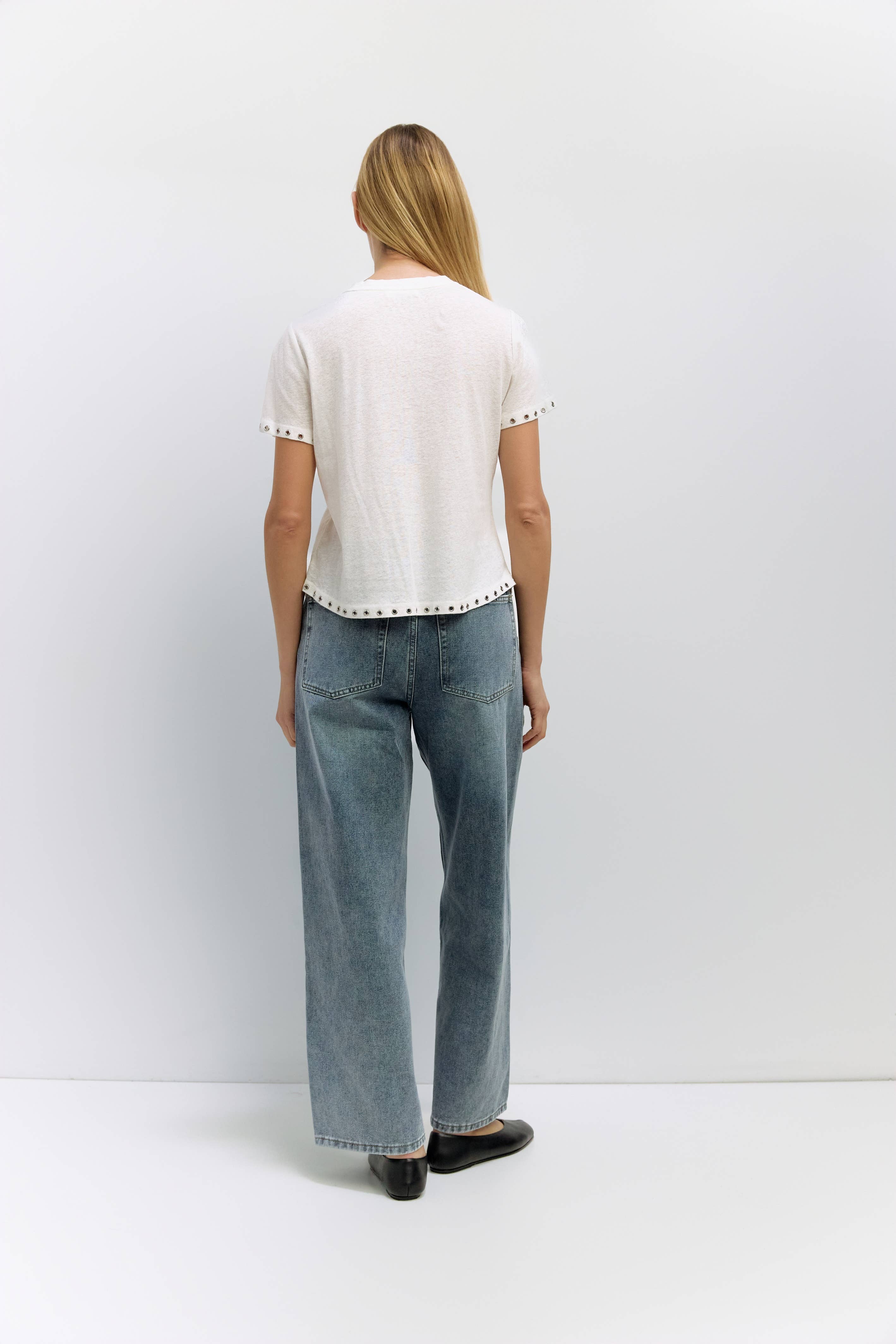 The Zoey Rivet Top