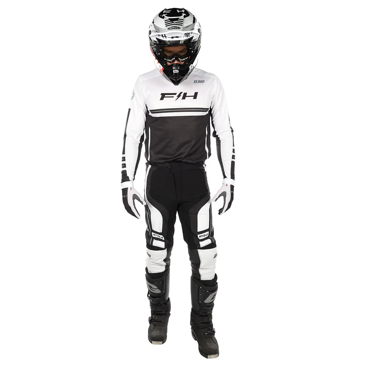 Elrod React Pant - White/Black