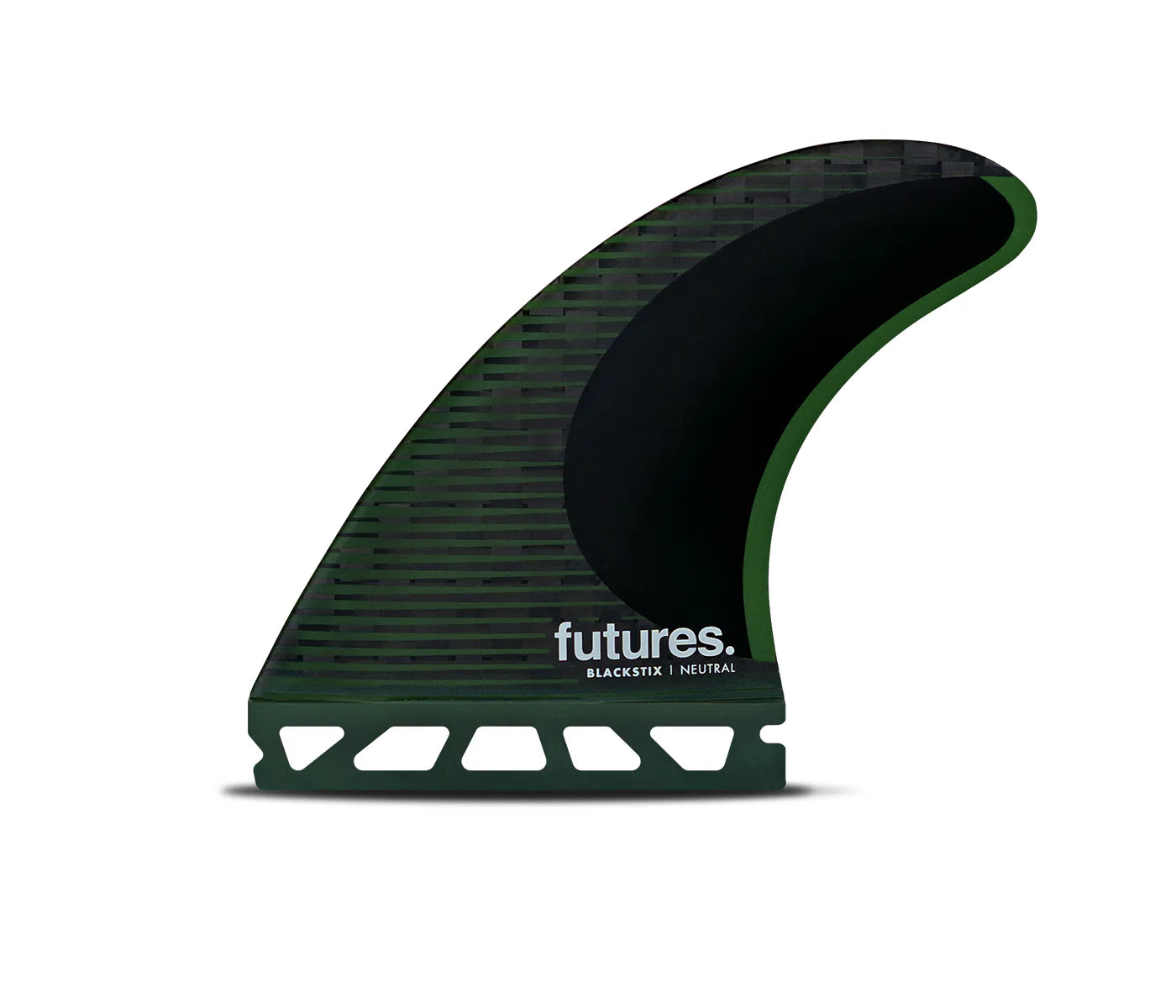 Green Futures F8 Blackstix Thruster Fin Set (Large)