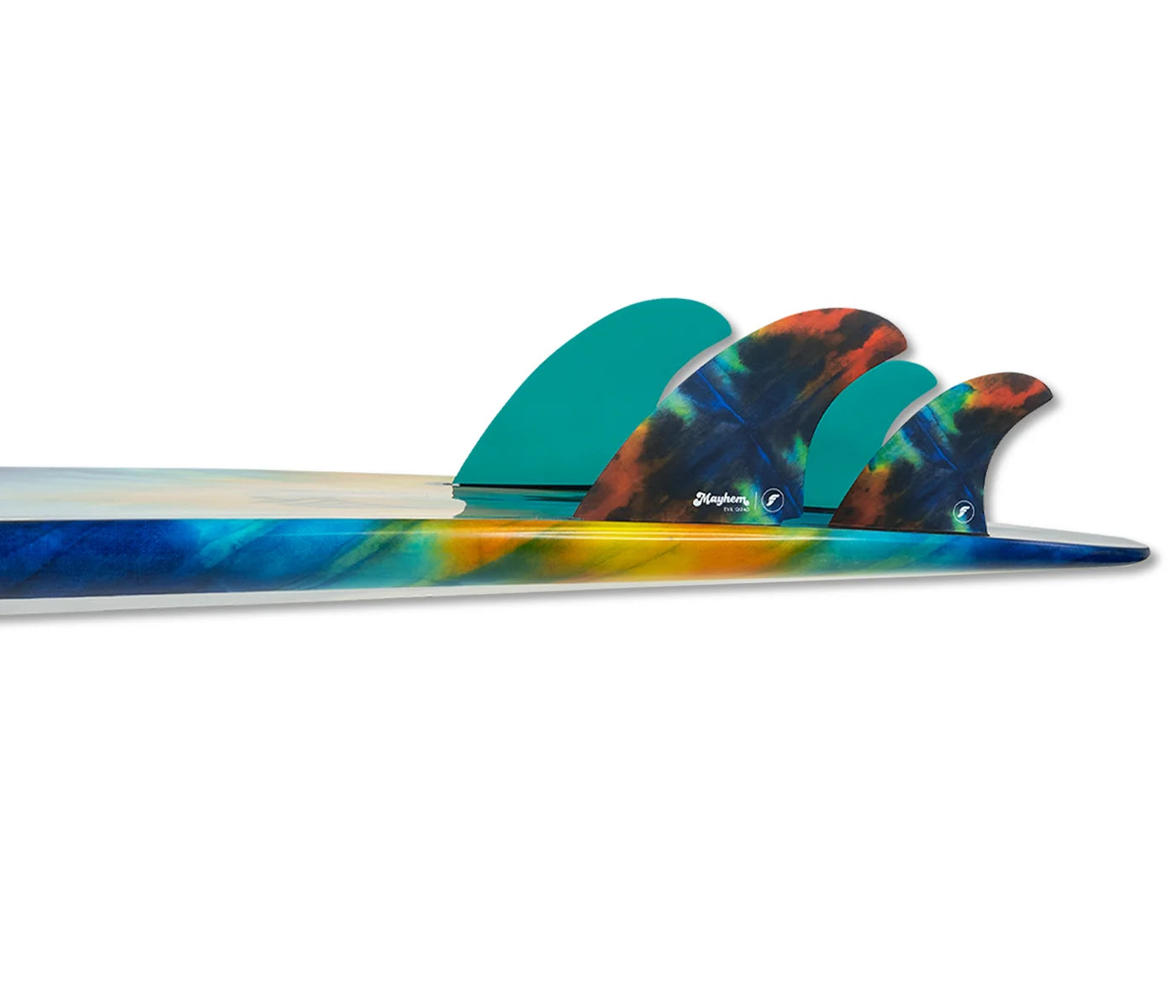 Colorful Futures Matt "Mayhem" Biolos Evil Quad Honeycomb Fin Set