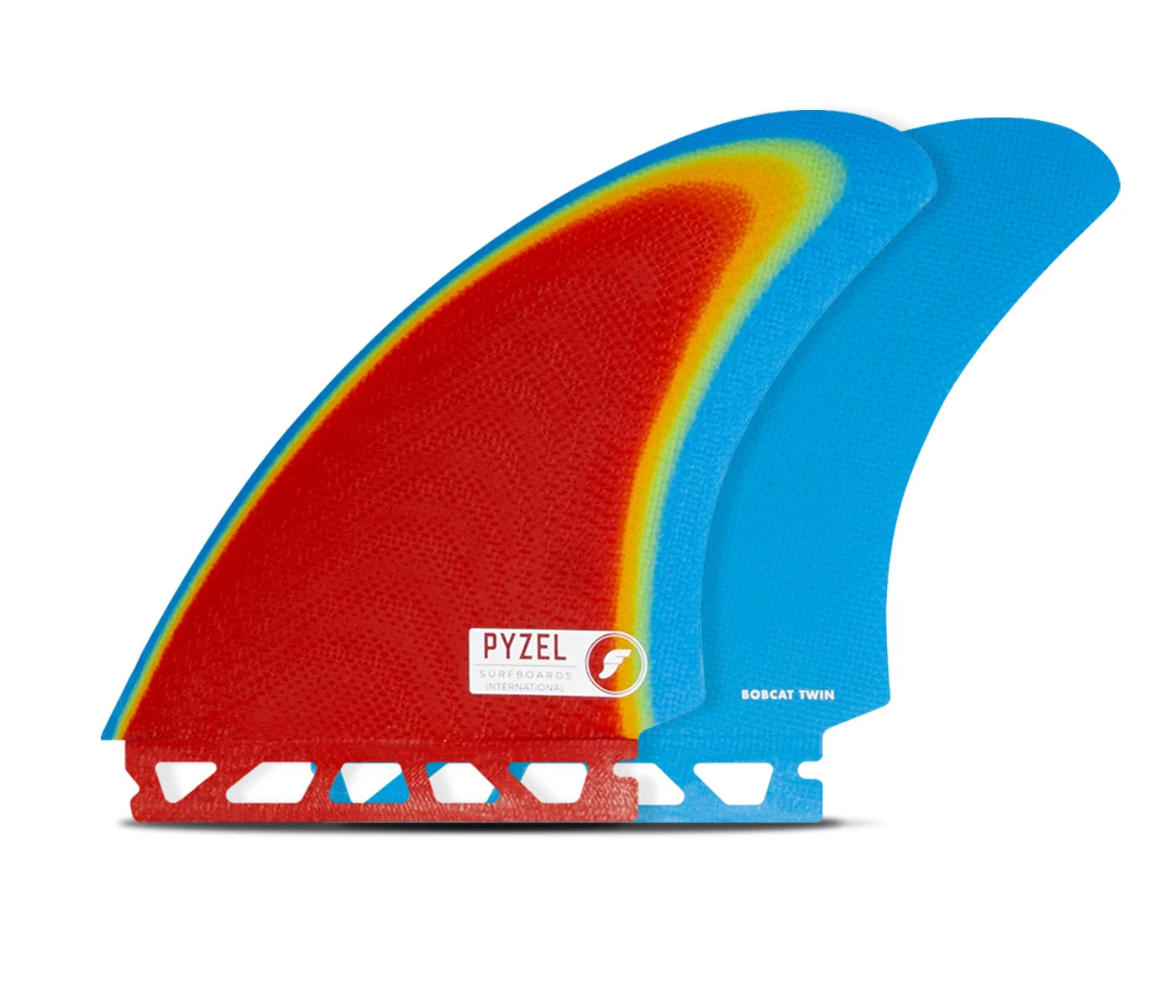 Futures Pyzel Bobcat Fiberglass Twin Fin Set