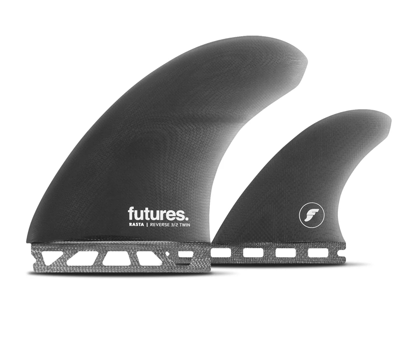 Futures Dave Rastovich Rasta Reverse 3/2 Fiberglass Twin +1 Fin Set