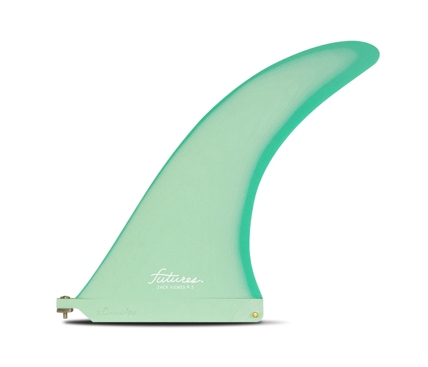 Futures Zack Flores Flex Fiberglass Single Fin (9.5" - Mint)