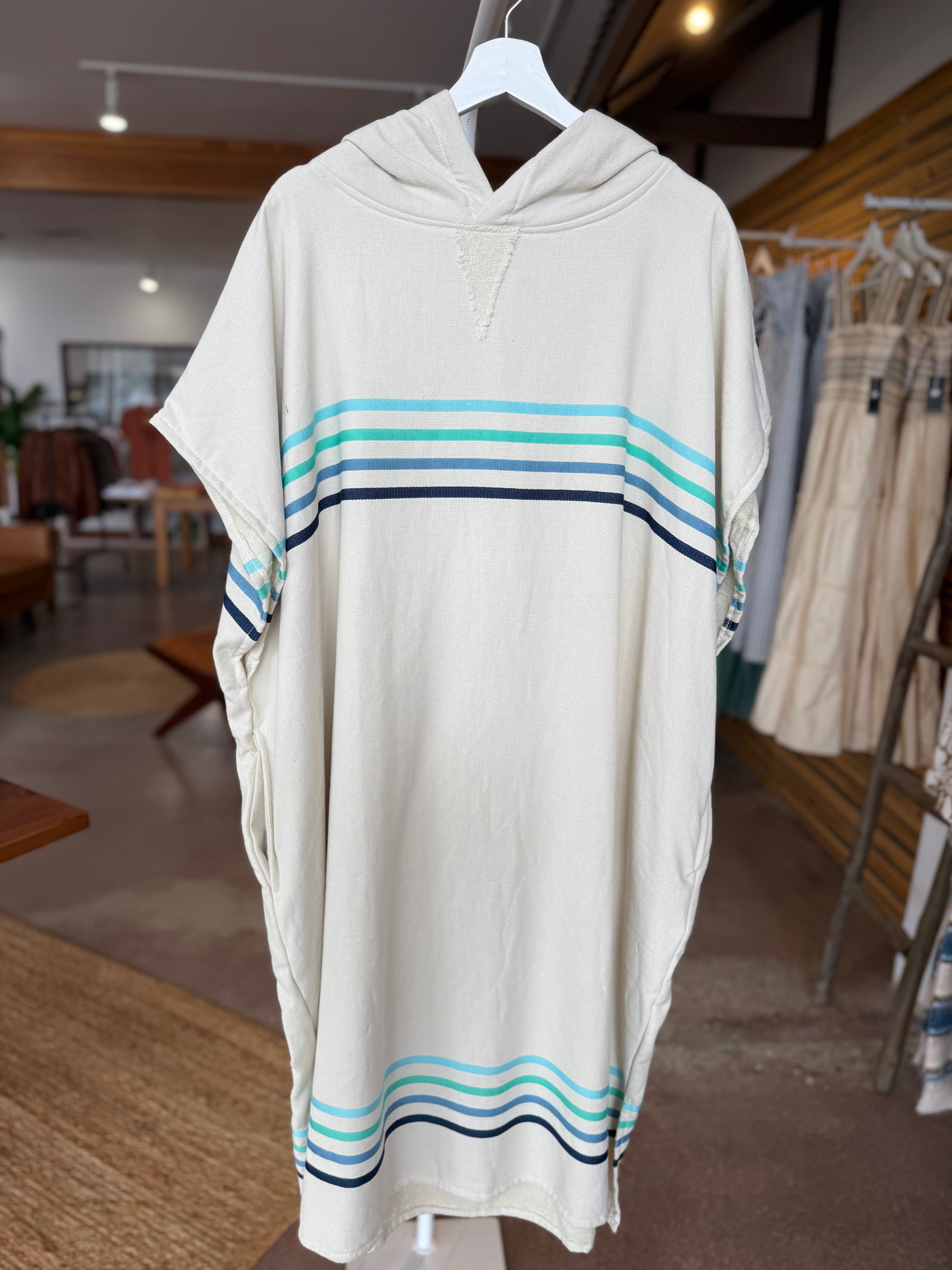 Border Classic Stripe Pancho