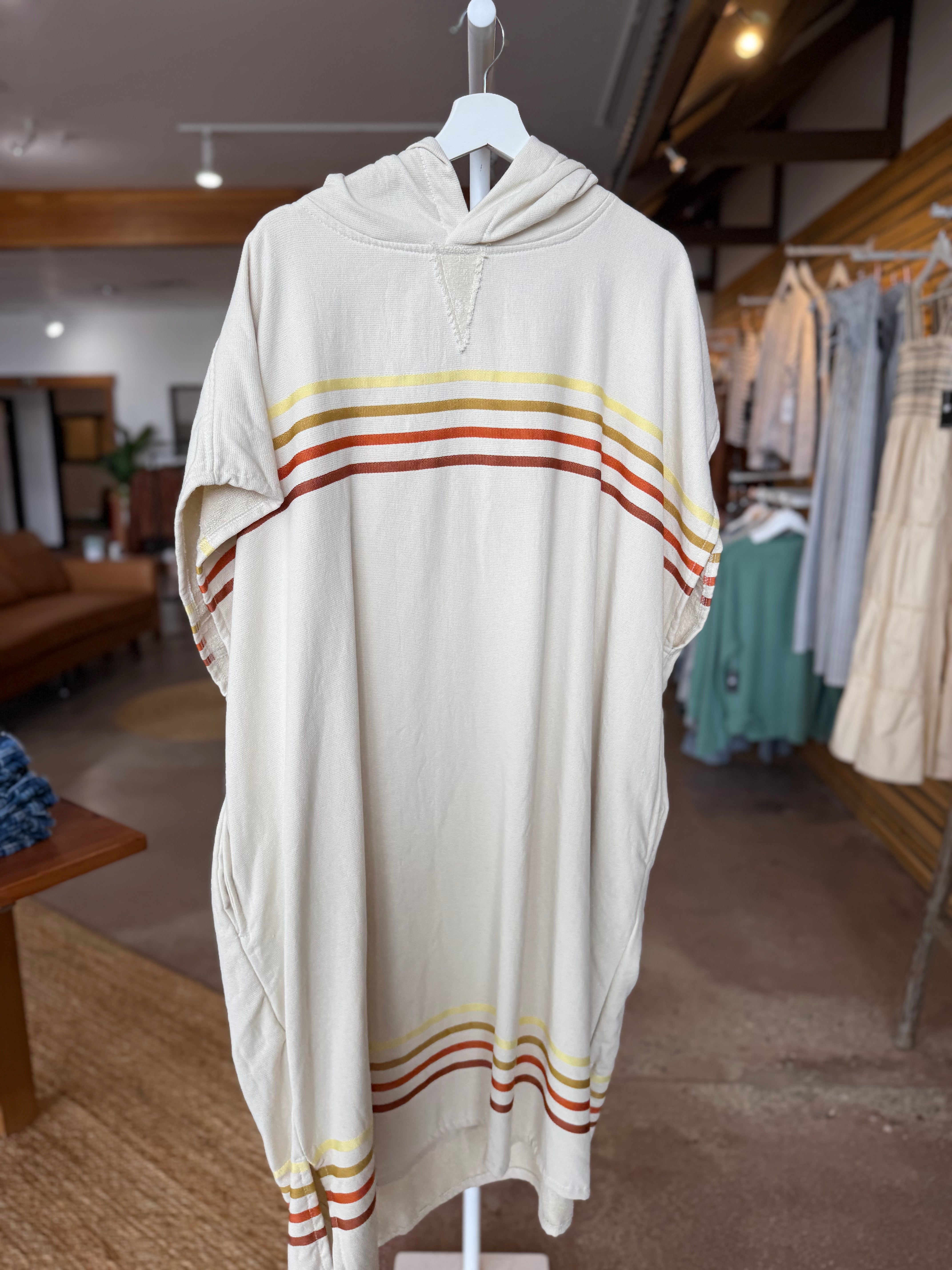 Border Classic Stripe Pancho