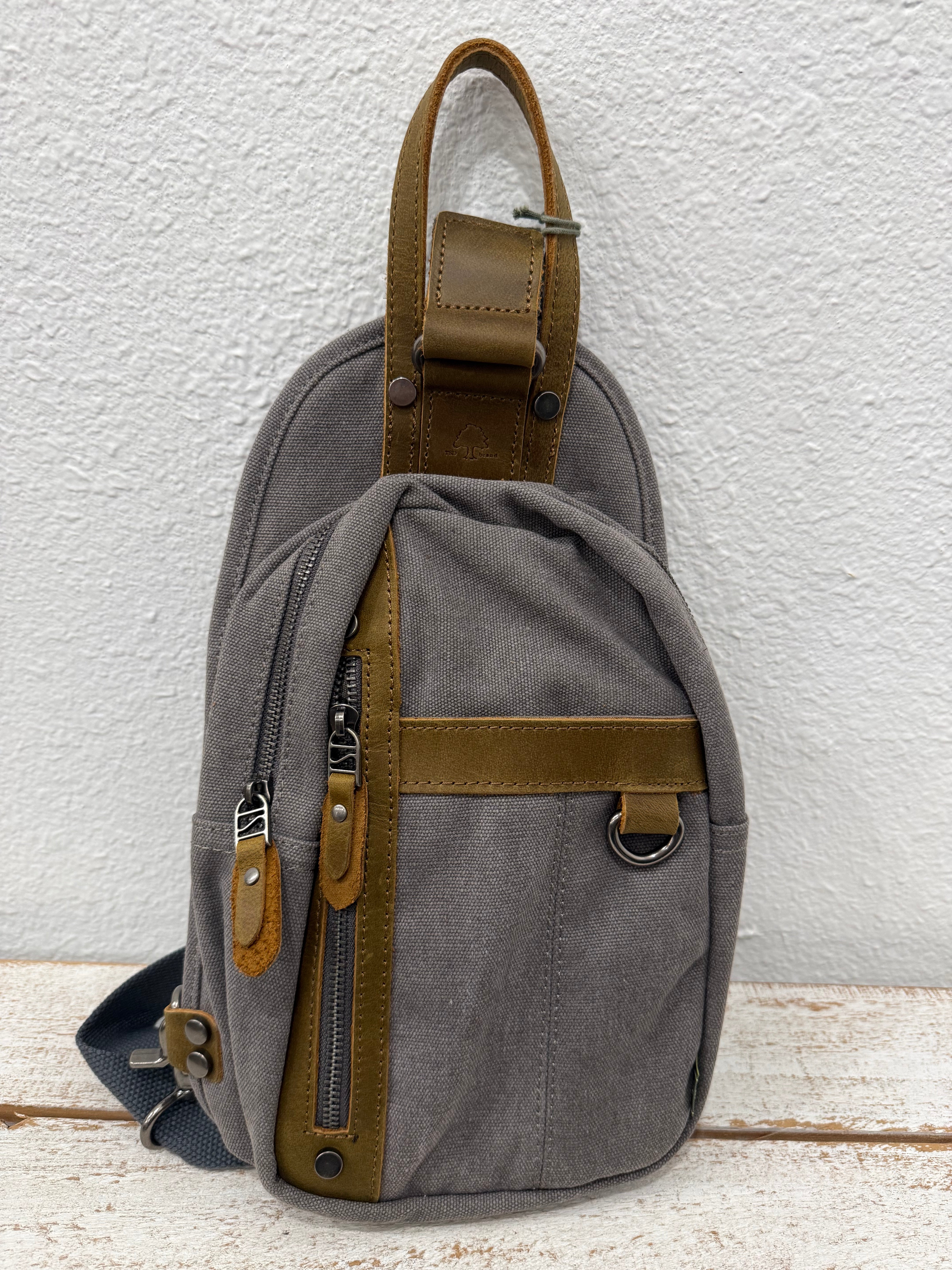 TSD AGAVE SLING BAG - GREY