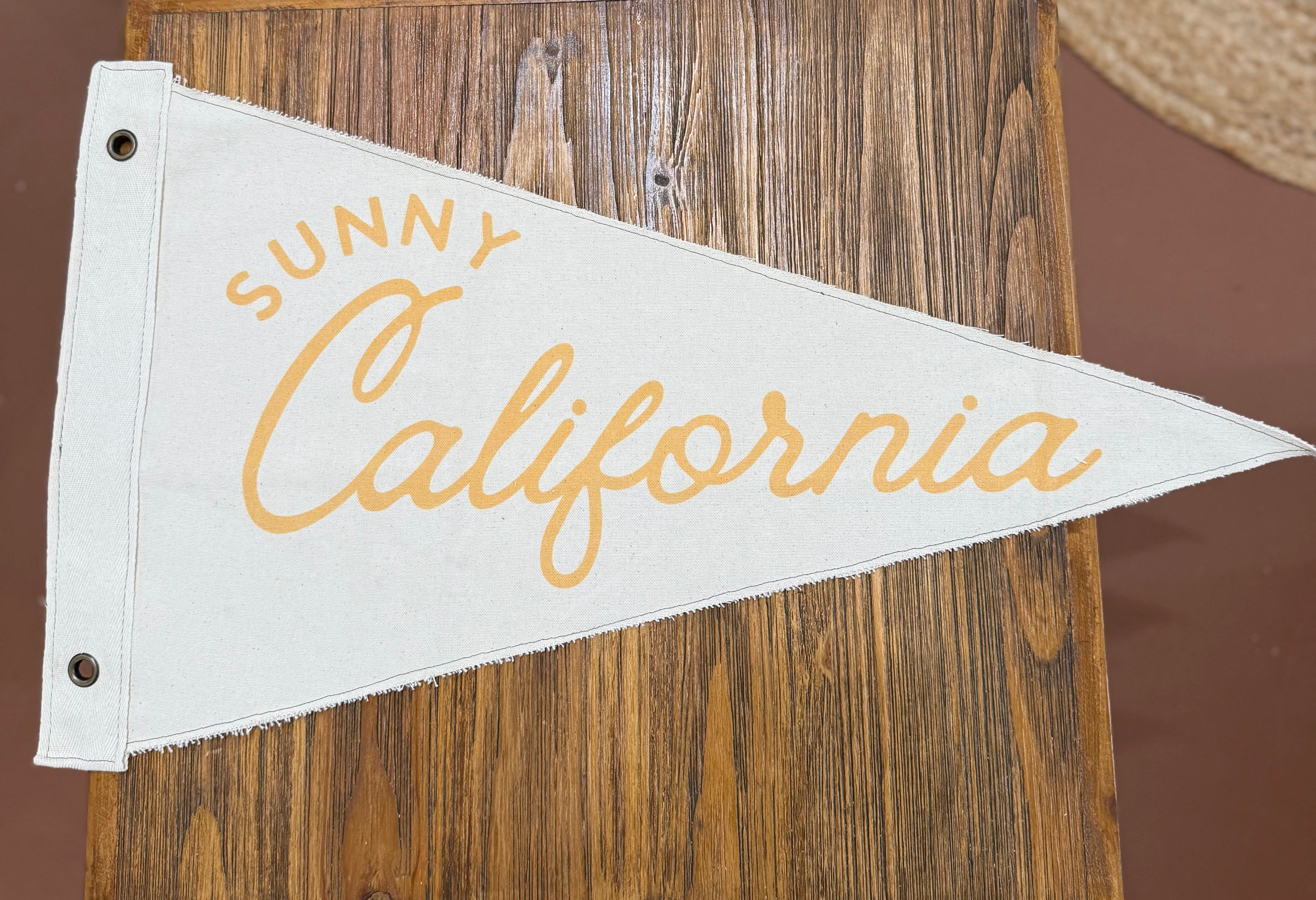 Sunny California Pennant Flag