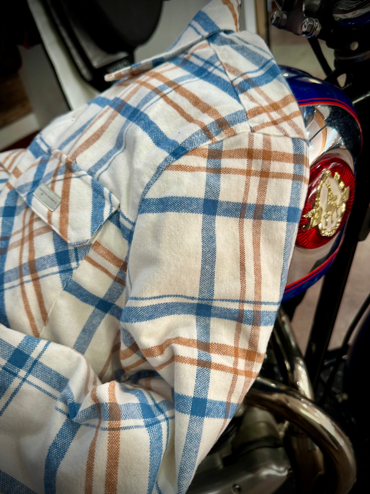 State Line Plaid Flannel Shirt
