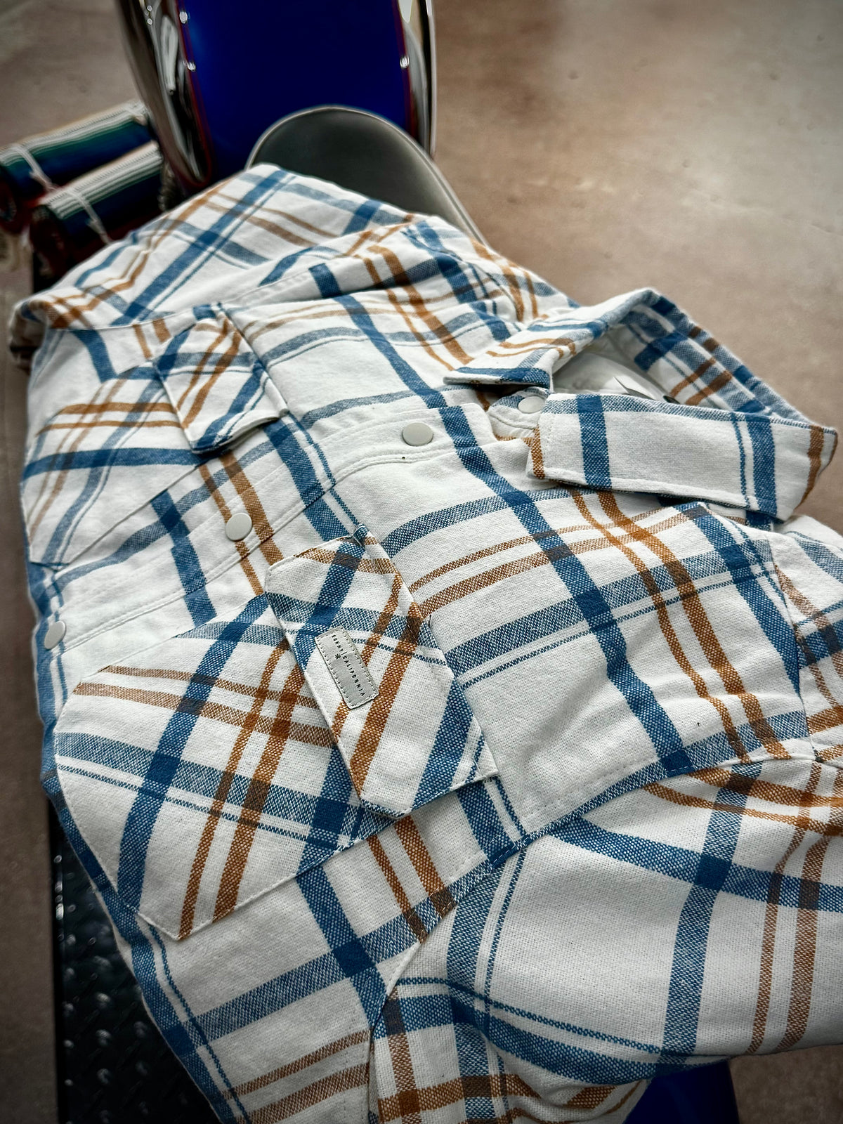 State Line Plaid Flannel Shirt