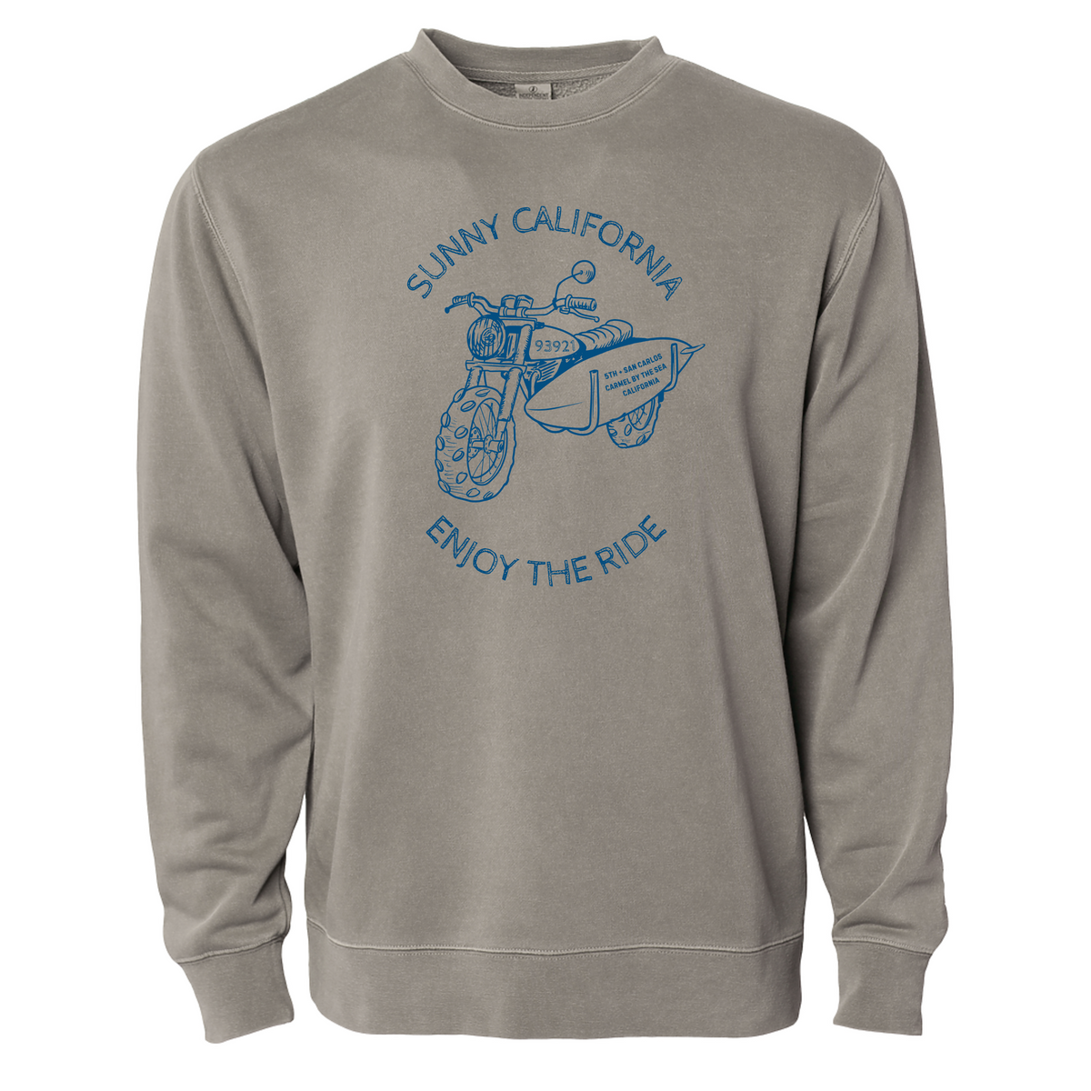 Sunny California Enjoy the Ride Classic Crew Fleece