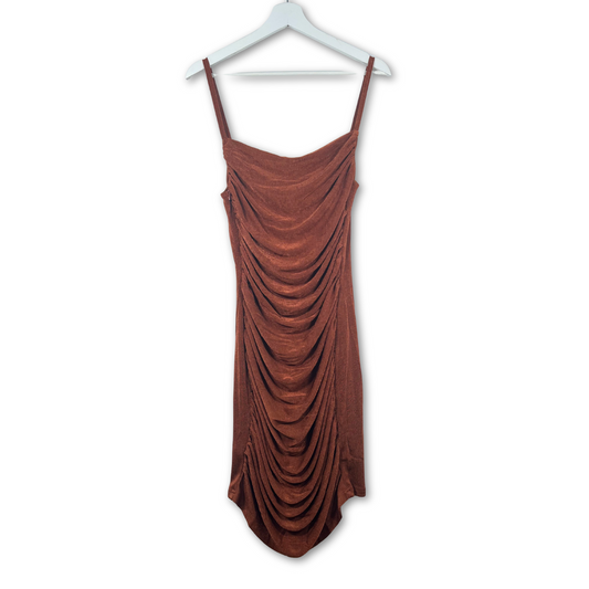 SC MIRA BODYCON RUCHED MINI DRESS