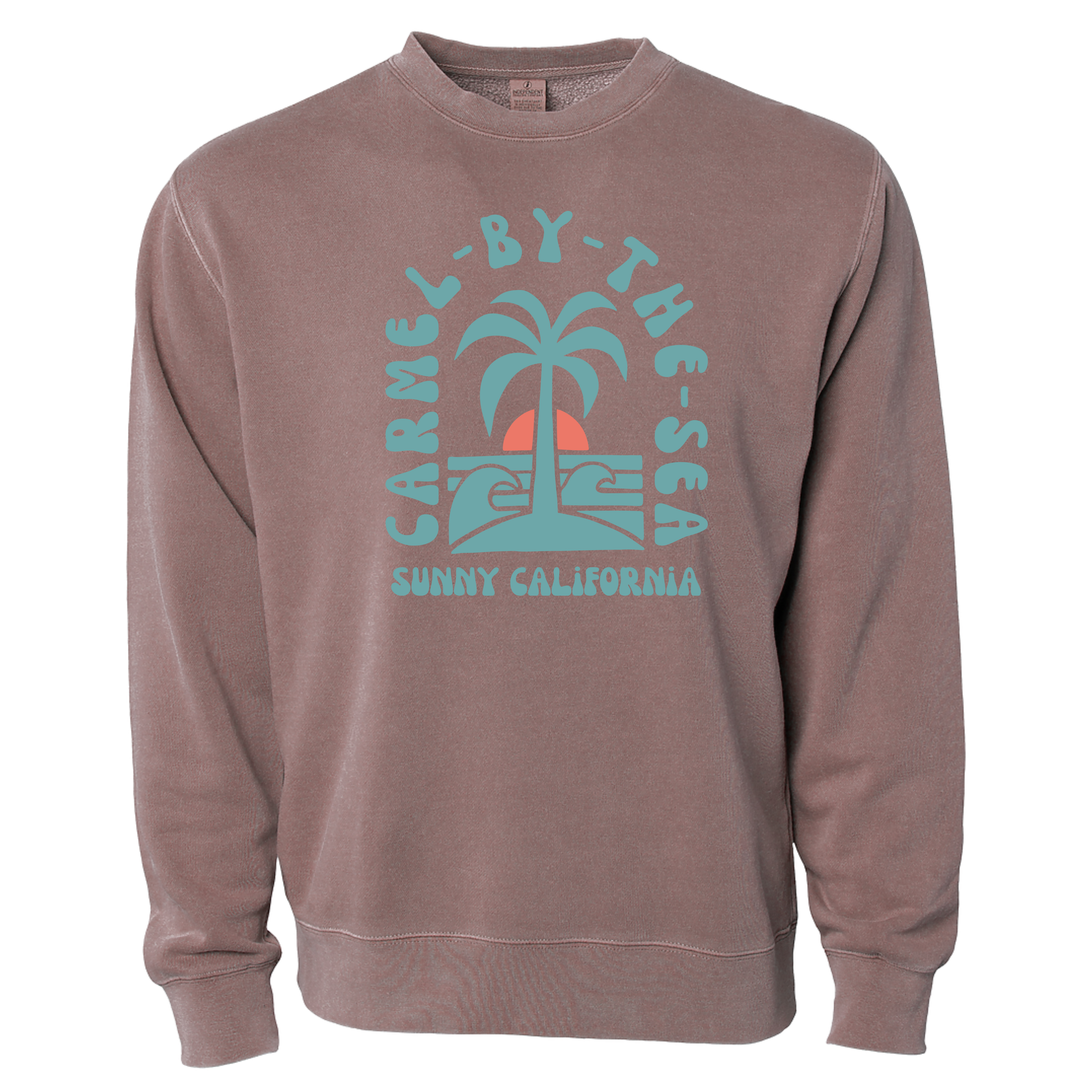Sunny California Carmel Island Classic Crew Fleece