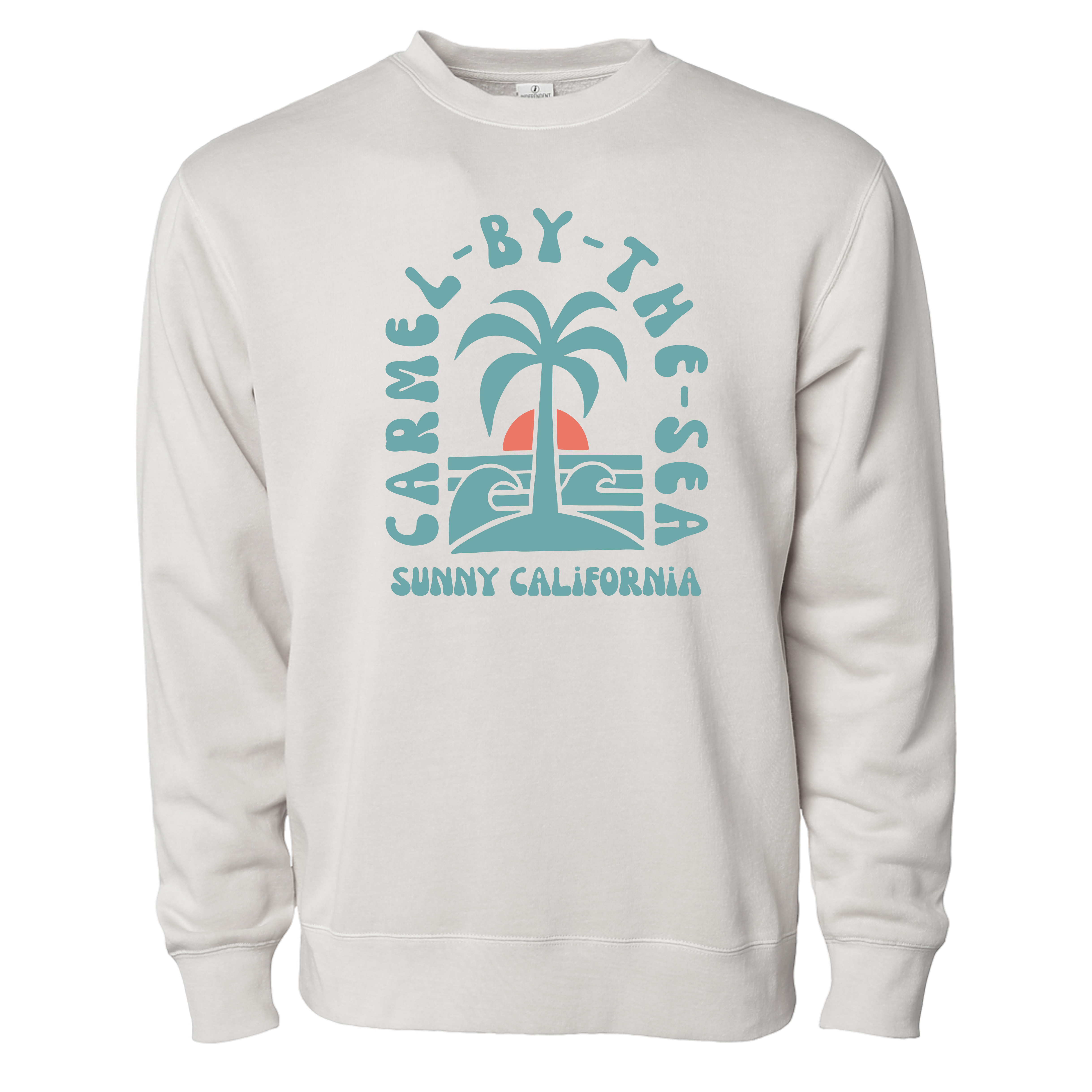 Sunny California Carmel Island Classic Crew Fleece
